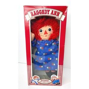 Vintage Playskool Hasbro 1987 12’ Raggedy Ann Doll #70101 with Box